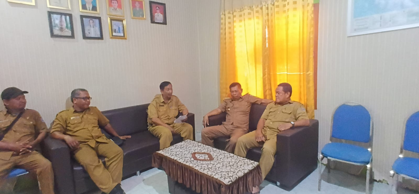 Koordinasi Persiapan Penerimaan Mahasiswa KKN UBT dan UGM Yogyakarta Di Kelurahan Juata Laut